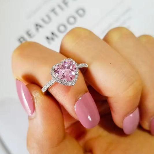 Pink Heart Ring